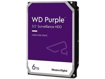 WD 6TB Purple Surveillance Hard Disk Drive 5400 RPM Class 256MB Cache