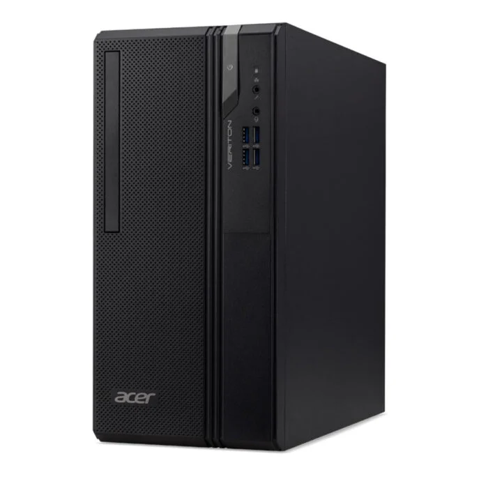 Acer Veriton VES2740G Intel 10Gen Core i3 4GB RAM – 1TB HDD Tower Desktop- Black
