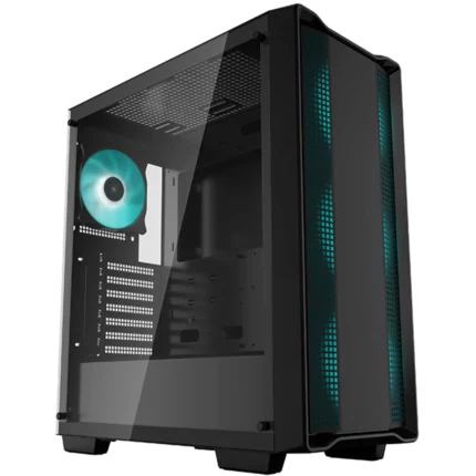 DEEPCOOL CC560 Mid-Tower Gaming Case Pre-Installed 3 x 120mm LED Fans - Black