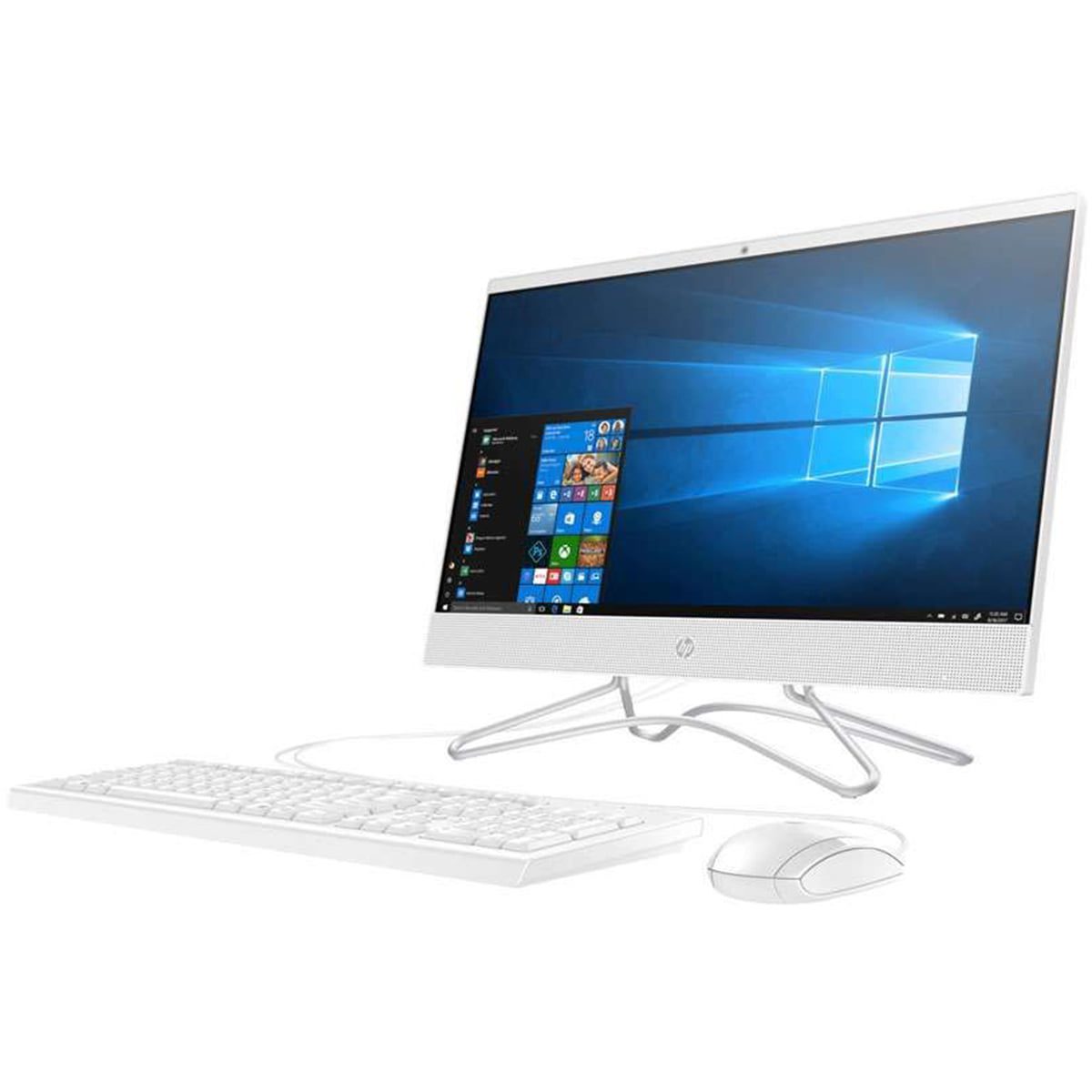 HP 200 G4 21.5" All-in-One Intel 10Gen Core i3 2-Cores NONE Touch Screen - White