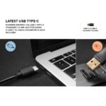 Creative Pebble V2 Minimalistic USB-C & 3.5 mm AUX-in Up to 8W RMS Power w/ USB Type-A Adapter