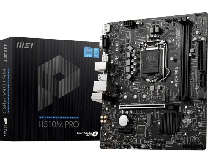 MSI H510M PRO ProSeries Intel H510 M.2 Micro ATX Motherboard