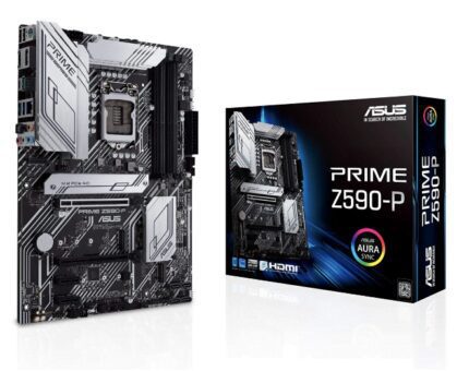 ASUS PRIME Z590-P Intel Z590 ATX Intel Motherboard Aura Sync RGB