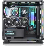 Thermaltake Core P6 TG Dual-Form Transformable 2-Way Layout Mid Tower Case - Black