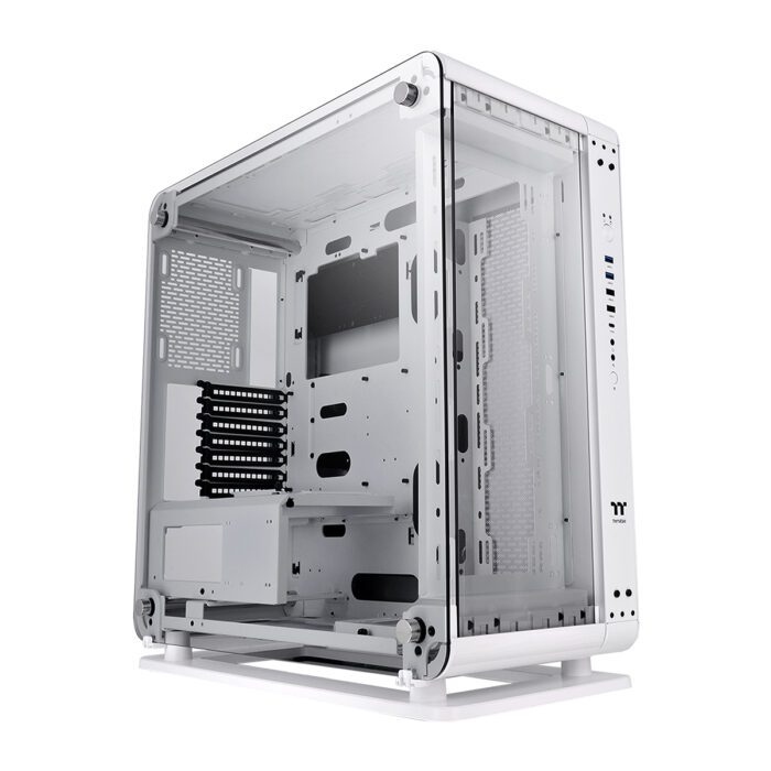Thermaltake Core P6 TG Dual-Form Transformable 2-Way Layout Mid Tower Case - White