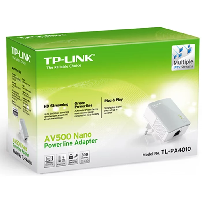 TP-Link TL-PA4010 500Mbps AV500 Nano Powerline