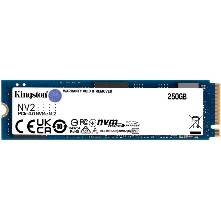 Kingston NV2 250GB M.2 2280 NVMe PCIe 4.0 Internal SSD Up to 3000 MB/s