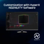 HyperX FURY Ultra 360° RGB Lighting Gaming Mouse Pad - Medium