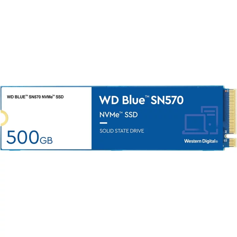 WD Blue SN570 NVMe M.2 2280 500GB PCI-Express 3.0 x4 3D NAND Up to 3,500 MB/s