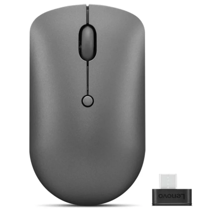 Lenovo 540 Compact Wireless Mouse with USB-C Receiver up to 18 Months Battery Life - Storm Gray