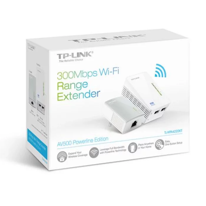 TP-Link TL-WPA4220KIT AV600 Powerline Extender Kit