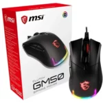 MSI CLUTCH GM50 USB RGB Adjustable up to 7200 DPI 1ms 6 Buttons