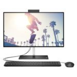 HP All-in-One 24-cb1026nh Bundle All-in-One PC, Intel®Core™ i5 , 23.8" Screen FHD, 8GB RAM, 512GB SSD, FreeDOS - Black