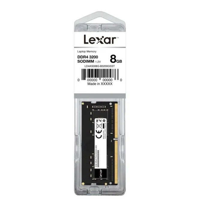 Lexar® 8GB DDR4-3200/2666 SODIMM Laptop Memory