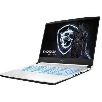 MSI SWORD 15 Gaming Laptop – Intel Core I7-12650H 12th Gen – 16GB Ram, 1TB SSD w/ RTX 3060 6GB – 15.6" Full HD 144Hz Display - White